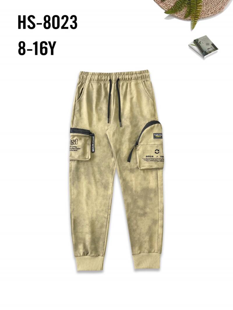 Spodnie dresowe chłopięce. Roz 8-16, 1 Kolor Paczka 5 szt. 1